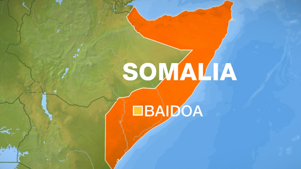 Somalia - Map of Baidoa