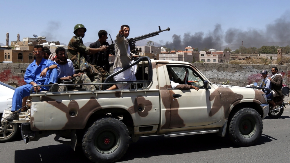 Coalition airstrikes hit Houthi positions