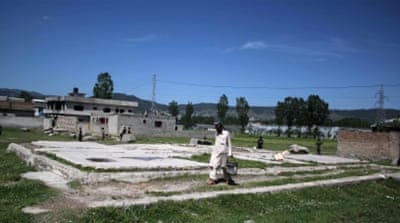 The demolished site in Abbottabad, where OBL was killed [EPA] 