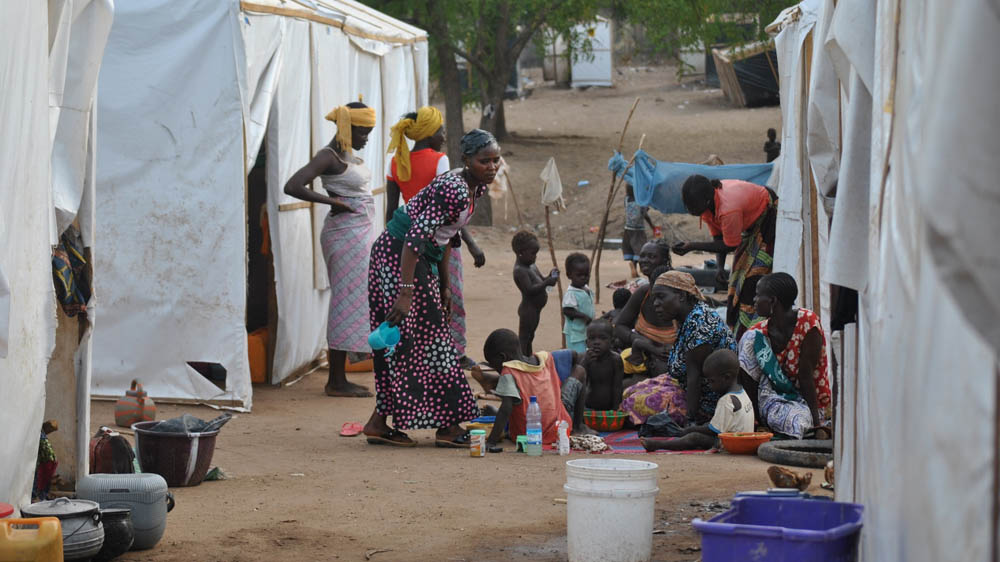 At Girei I government run IDP camp in Yola some 1,500 people, including 400 children, live in cramped conditions [Fragkiska Megaloudi/Al Jazeera]
