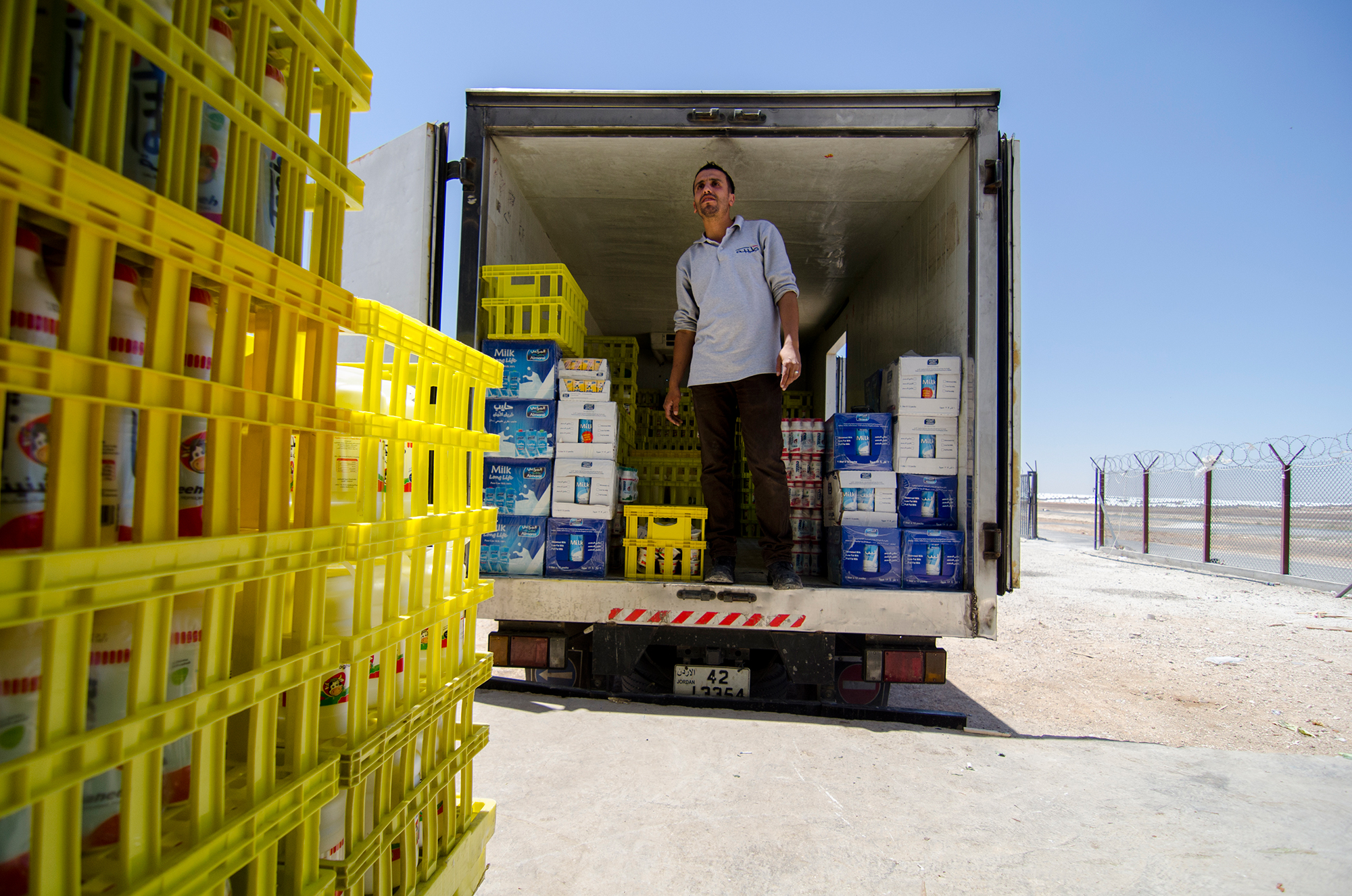 Azraq Refugee Camp for Syrians in Jordan/DO NOT USE/RESTRICTED