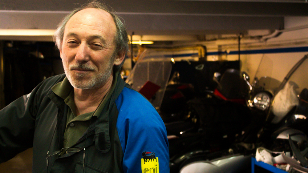 Mechanic Attilio Brisci said the Vespa has become too costly and impractical [Antonella Corigliano/Al Jazeera]