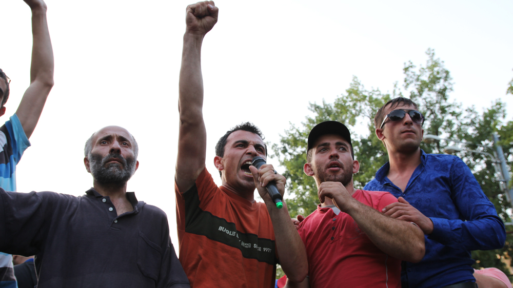 Electricity protests Armenia