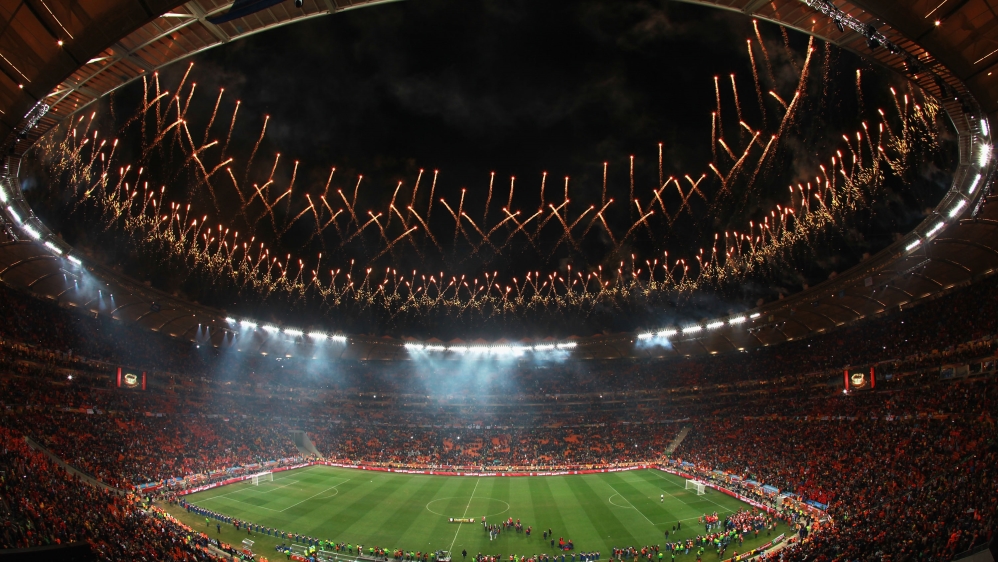 The 2010 World Cup was the first time the event was held in Africa [Getty Images]