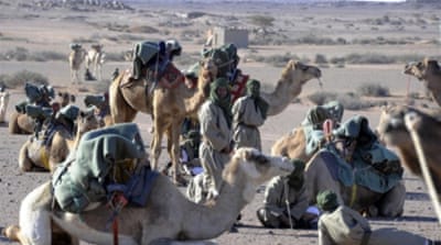 Pro-independence Polisario Front rebel soldiers [AFP]