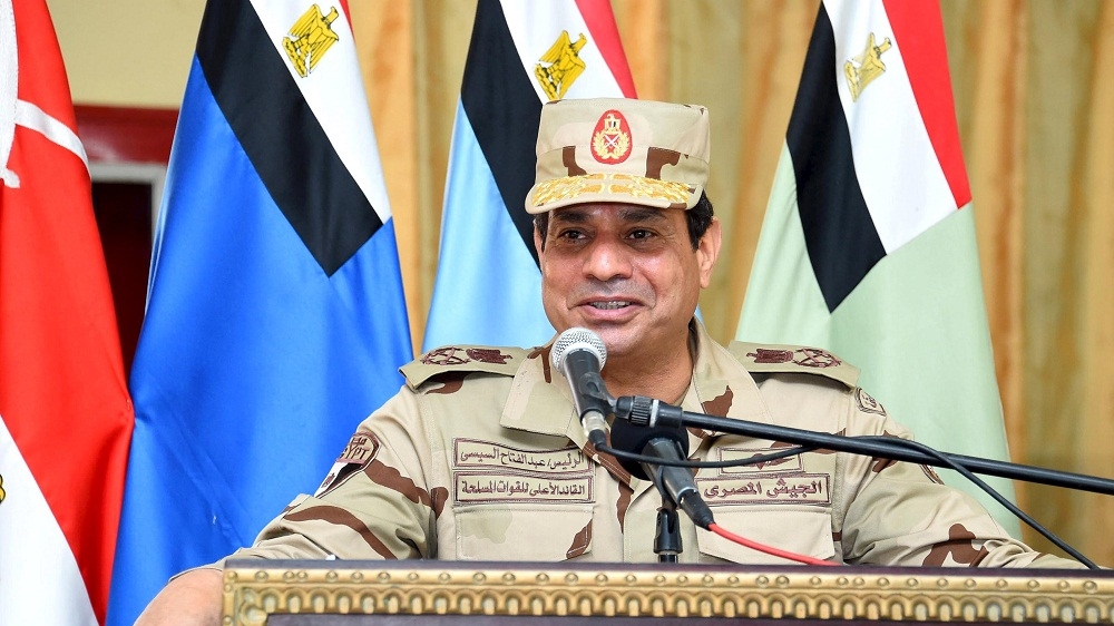 Along with his military generals, Egyptian leader Abdel Fattah el-Sisi has repeatedly claimed victory over the ISIL-affiliated group in Sinai [Reuters]