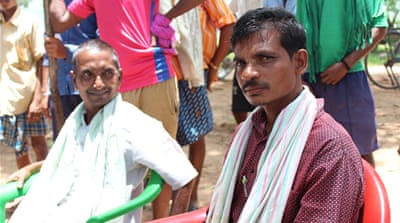 Devisri Yadav, a 40-year-old resident of Kaknar village said roads will help bring much-needed ambulances to them [Sandhya Ravishankar/Al Jazeera] 