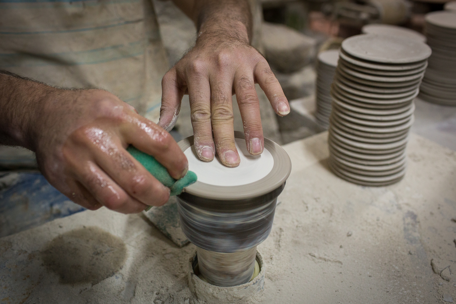 Hebron Ceramics/ NO DOT USE/ RESTRICTED