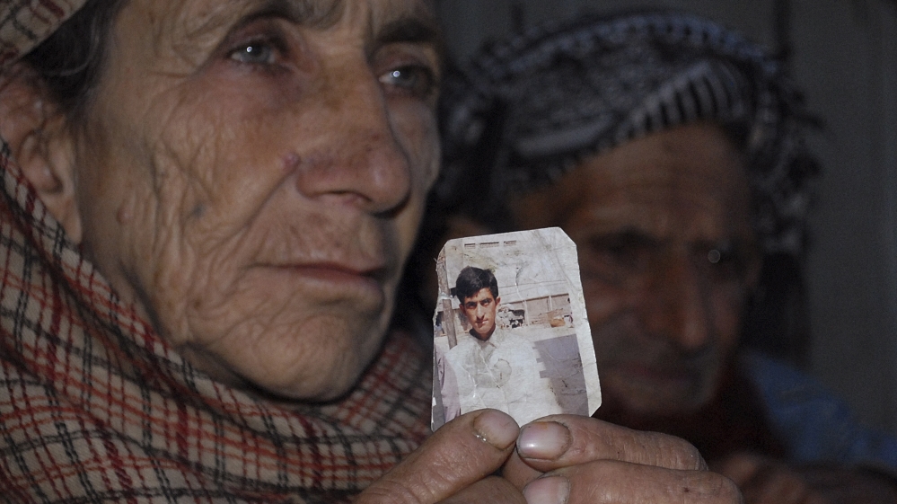 The family of Shafqat, centre, maintain that he was innocent and tortured into confessing to the murder [AP]