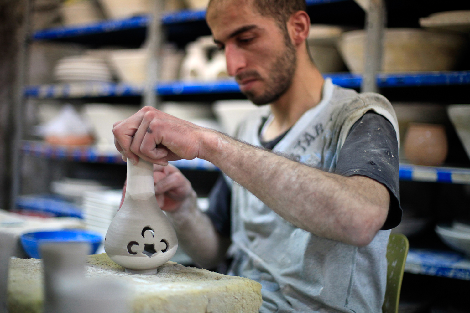 Hebron Ceramics/ NO DOT USE/ RESTRICTED