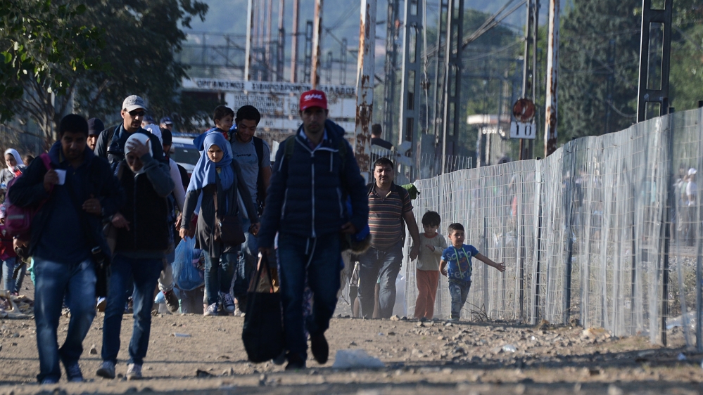 Obama administration officials insist they cannot be the ones to swoop in and make the unfolding refugee crisis in Europe better [AP]