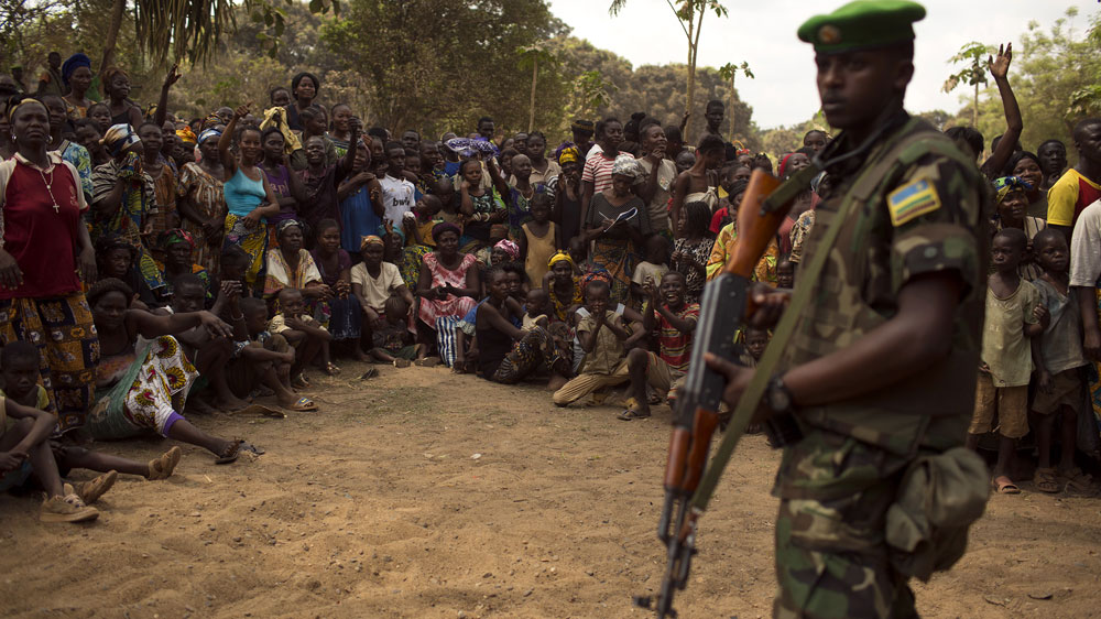 UN peacekeepers have been in CAR since September to try to calm deadly violence between Christians and Muslims [Reuters]