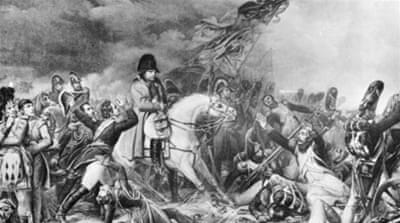 Napoleon's retreat from the Battle of Waterloo [Getty]