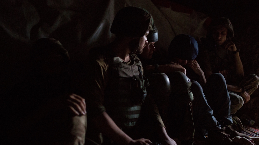 The battalion shelters underground as the separatists attack the trench [Virginie NGUYEN HOANG]