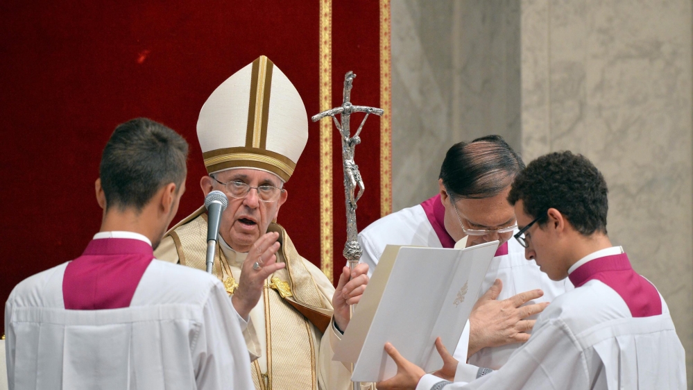 Pope marking day dedicated to hailing creation