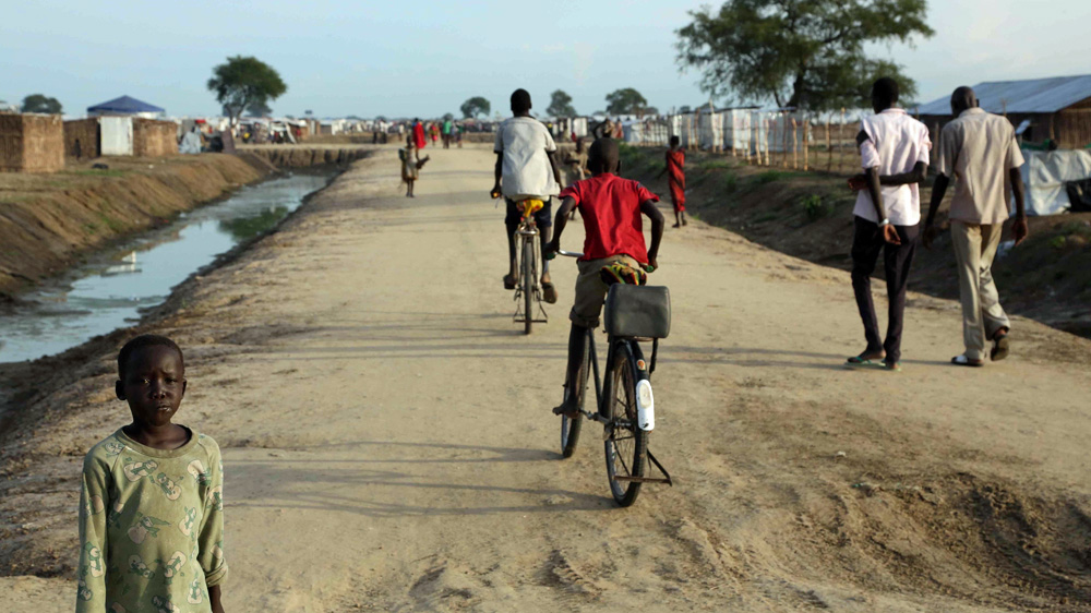 The UN base in Bentiu in South Sudan's Unity state [Hannah McNeish/Al Jazeera] 