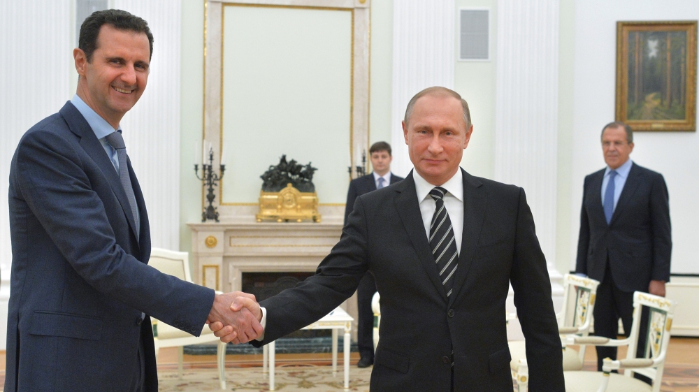 Assad's Moscow visit was his first known trip abroad since the war began in 2011 [Alexei Druzhinin/RIA-Novosti]