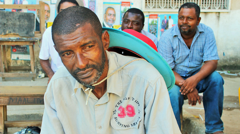 Sal Abbas, 53, said he fears militias locally known as 'ninjas' might disturb the peace during the vote [Tendai Marima/Al Jazeera]