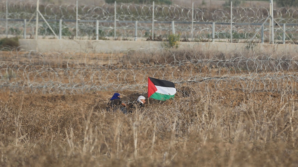 PALESTINIAN PROTESTER