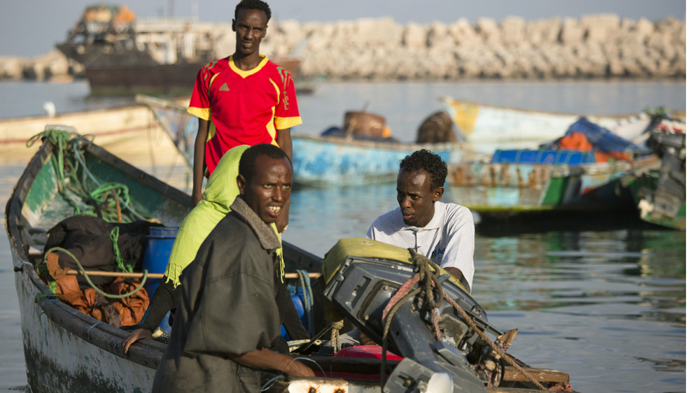The country's waters have been exploited by illegal fisheries and the economic infrastructure that once provided jobs has been ravaged [Karel Prinsloo/Adeso]