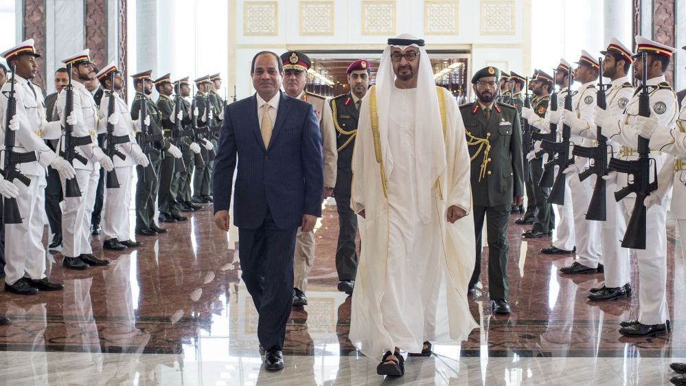 Sheikh Mohamed bin Zayed Al Nahyan, Abdel Fattah El-Sisi