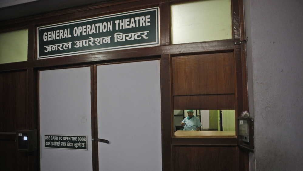 Some hospitals in Kathmandu have reportedly slowed down the number of surgical operations amid low supplies [Niranjan Shrestha/AP]