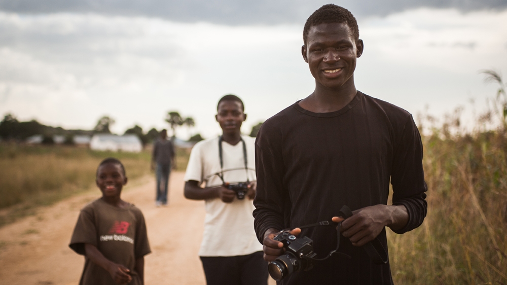 Twenty-two-year-old Fwangshak Joseph [in the foreground] hopes to study psychology [Ruth McDowall/Al Jazeera]