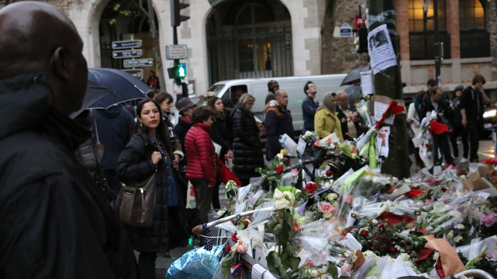 Esther had been at a friend's house chatting over wine, unaware of what was unfolding [Kyle G. Brown/Al Jazeera] 