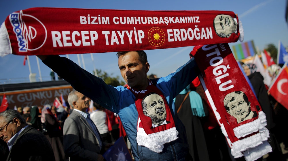 RECEP TAYYIP ERDOGAN AND AHMET DAVUTOGLU