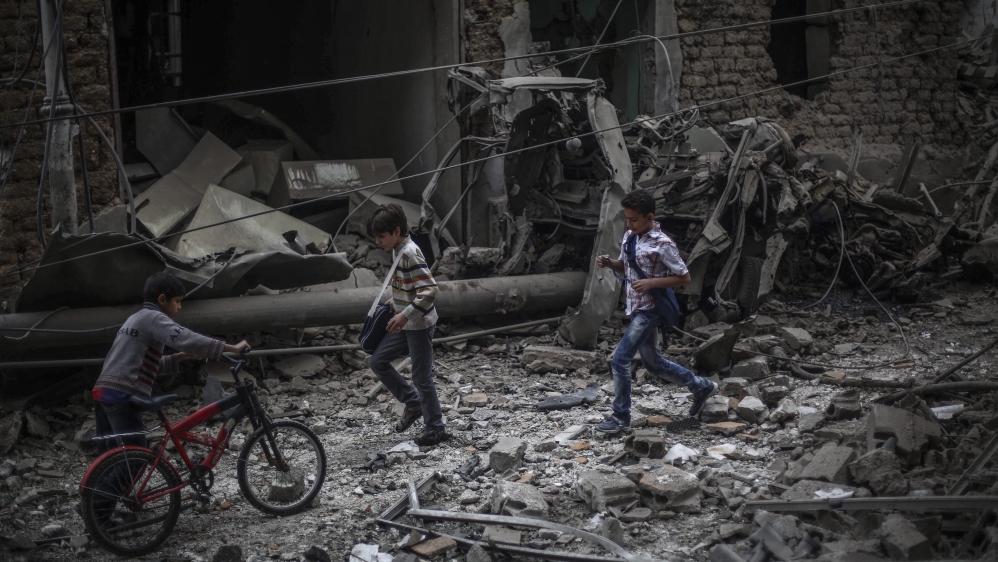 'Can you imagine a young child who has not had a biscuit or a piece of chocolate in weeks?' [EPA]