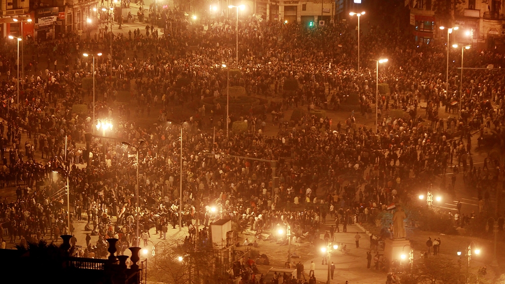 In January 25, thousands of Egyptians took to Tahrir Square igniting the euphoria across the Arab masses [Peter Macdiarmid/Getty Images]