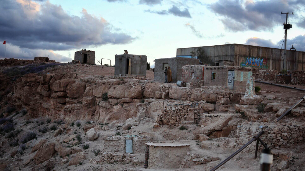 Designed to be semi-permanent, the camp was built using traditional materials, including stone and clay [Nadir Bouhmouch/Al Jazeera]