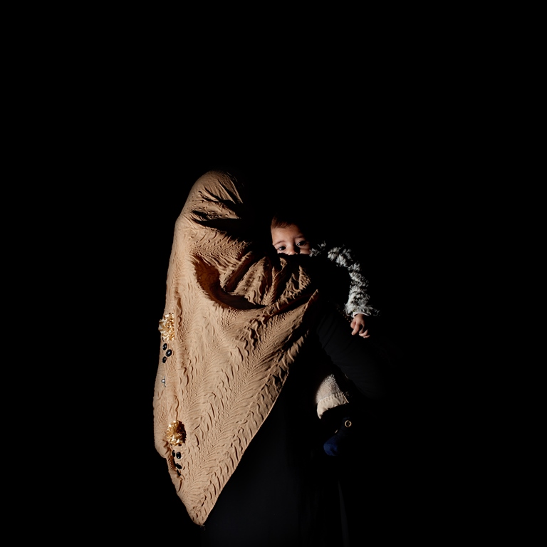 Samira fled to Lebanon over a year ago. Her baby Saja is four months old. The family has trouble paying rent. Samira’s husband is still in Syria and cannot come to join the family as Lebanon has closed its borders. When Saja was born, Samira didn’t know how to register her baby  [Felipe Jacome/Al Jazeera]   