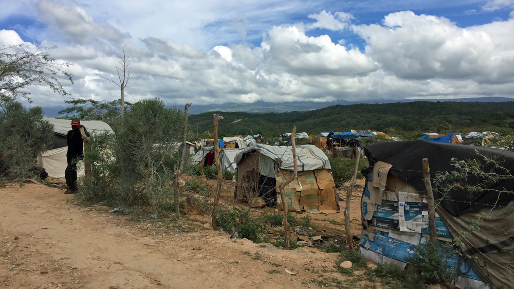 Conditions at the camp are unbearable, many say [Matt Chandler/Al Jazeera]