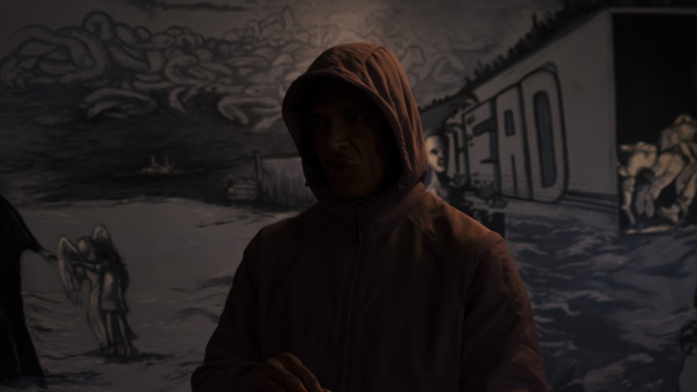  Migrant Dagoberto from Honduras said he does not fear the possibility of death that he may encounter on his route to the US [Axel Storen Weden/Al Jazeera] 