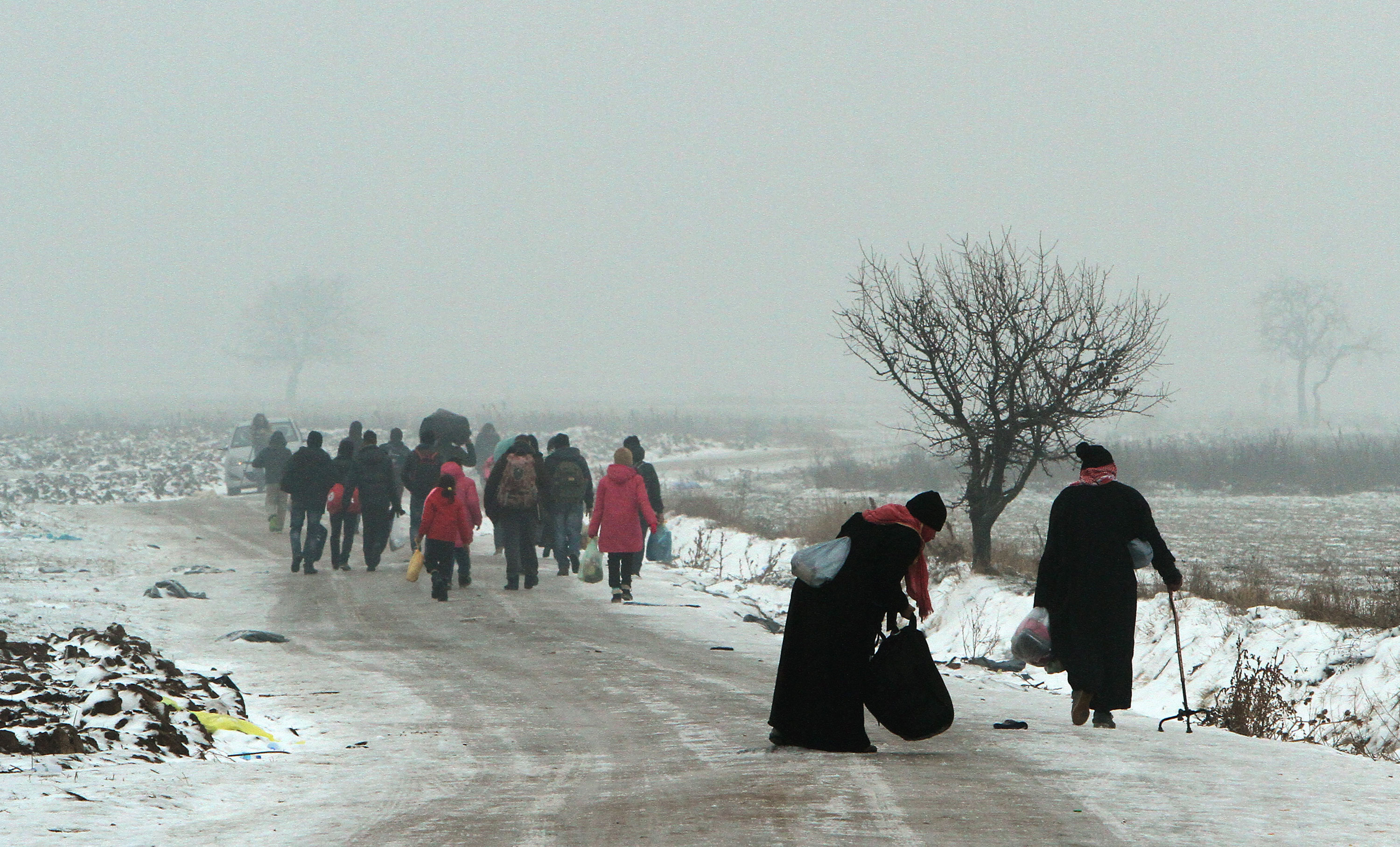 Cold weather and refugees