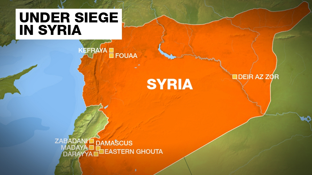 Syria besieged areas