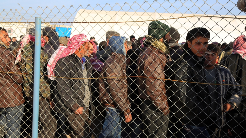 Syrians fleeing conflict