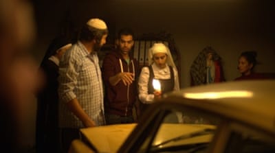 The characters in Ave Maria are forced to do things they would not ordinarily do, just to be rid of each other