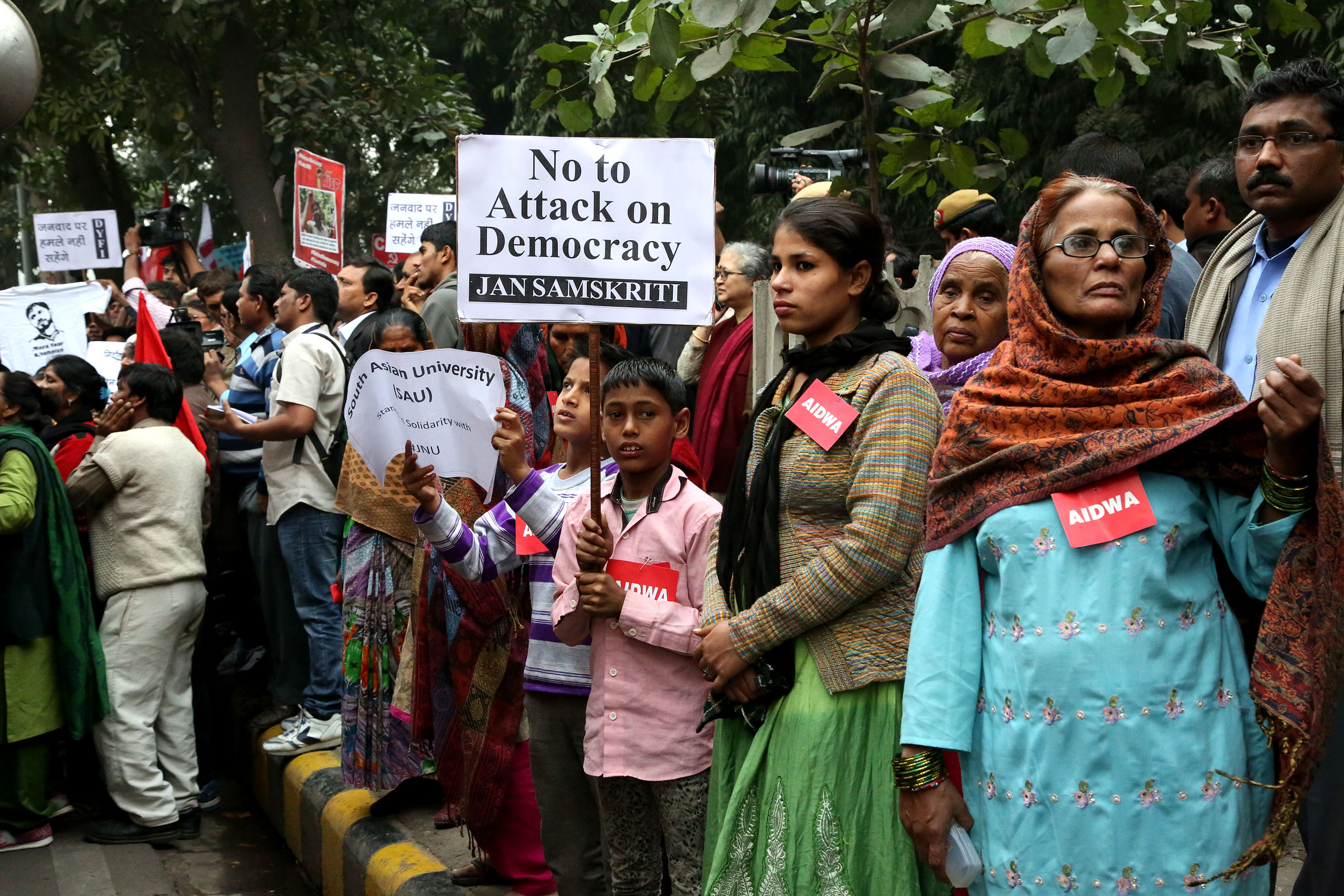 Protest In India [Showkat Shafi/Al Jazeera]