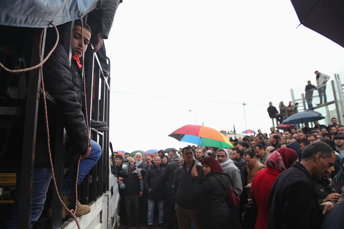 Palestinian teachers striking for rights in Ramallah/ Please Do Not Use
