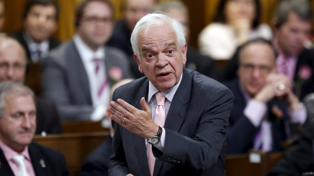 Canada''s Immigration Minister McCallum speaks in the House of Commons in Ottawa