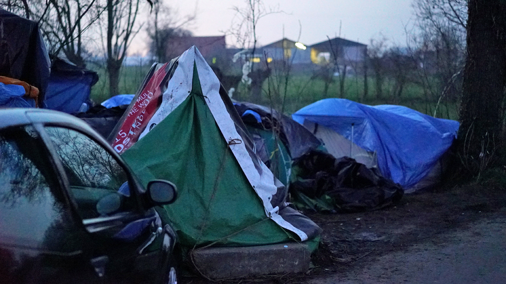 The new camps, which residents also referred to as 'jungles', house anywhere from 15 to 150 people [Shafik Mandhai/Al Jazeera]