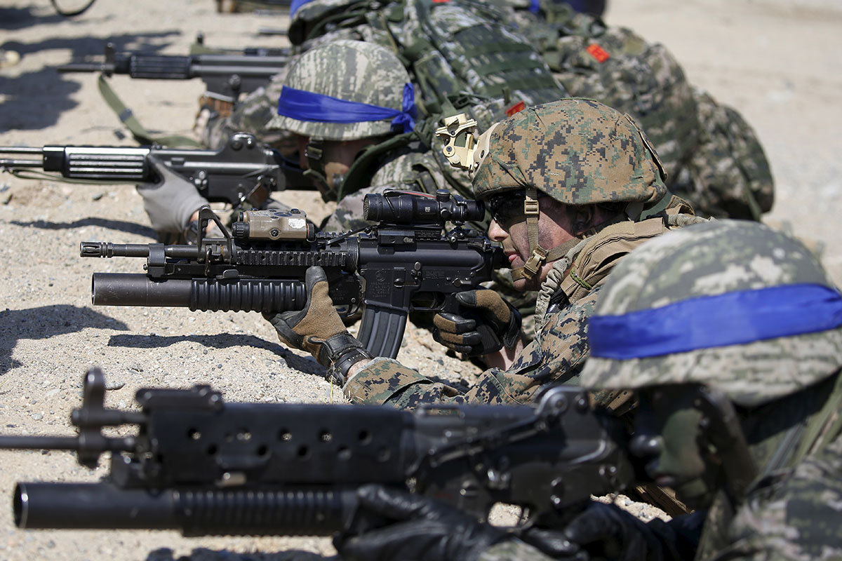 U.S.-South Korea joint landing operation drill