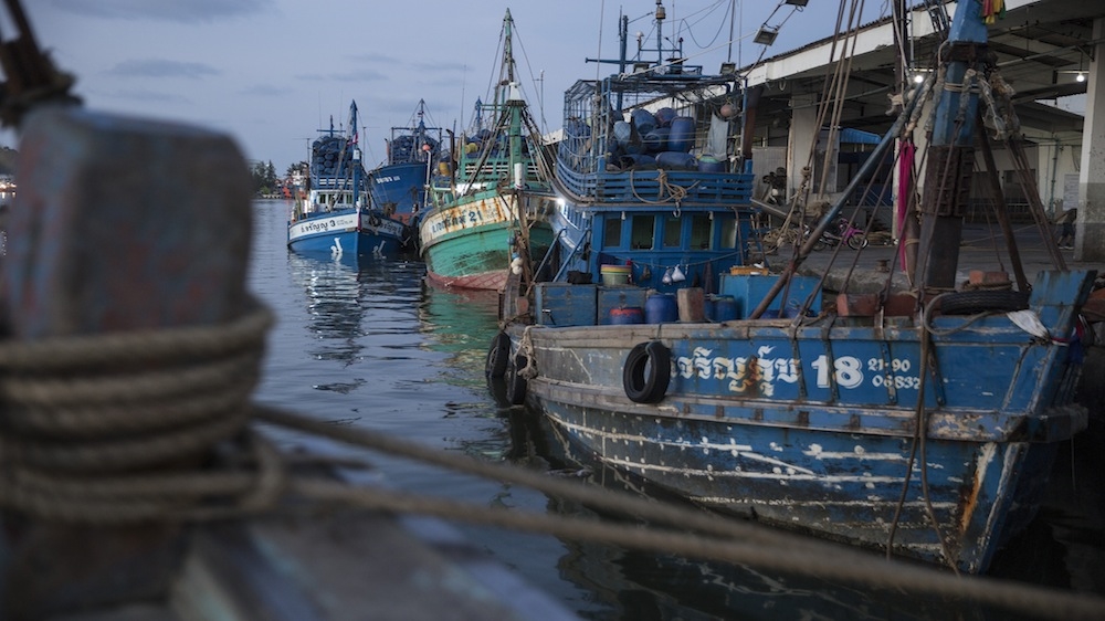 Thai fishing boats