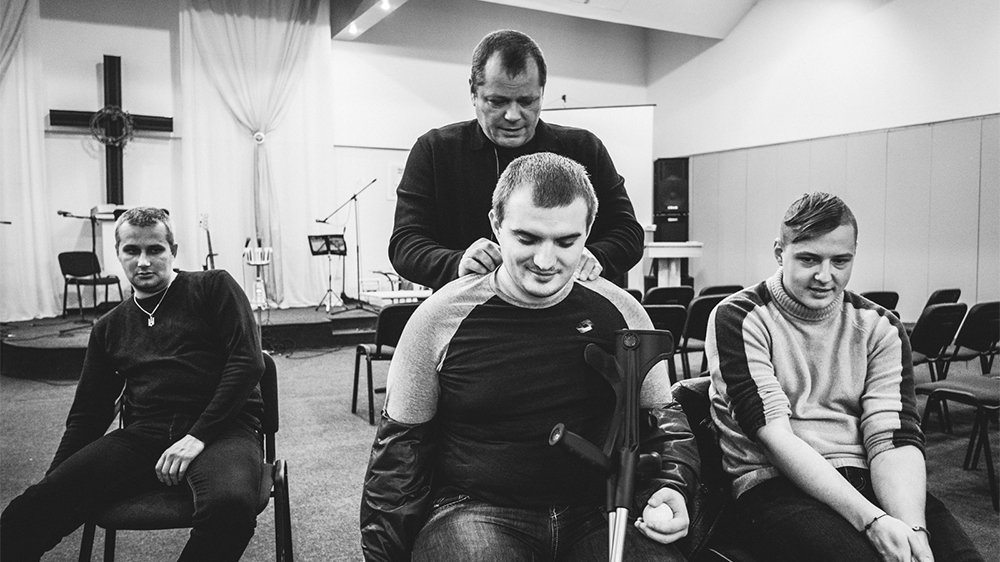 “People can come to the church because there’s no stigma here,” explains Father Sergey Dmitriev