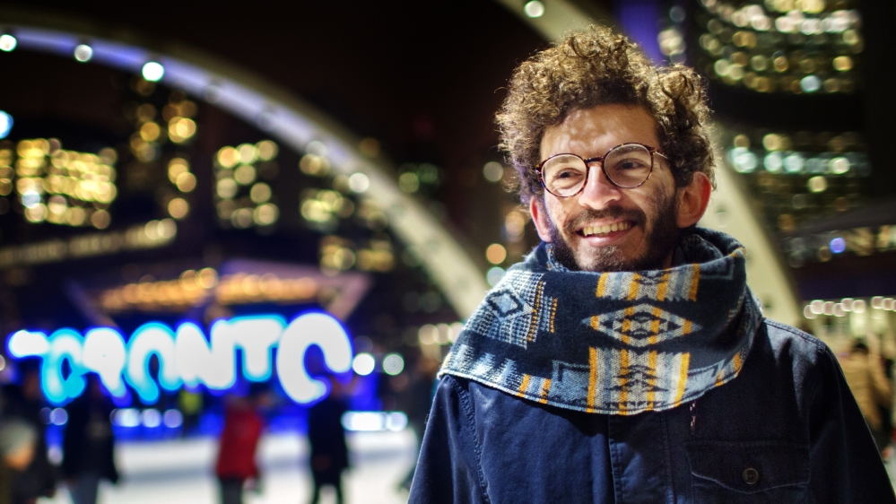 Moe has been resettled in Canada and is adjusting to life in his new home after fleeing Syria [Ryan Edwardson/Al Jazeera]