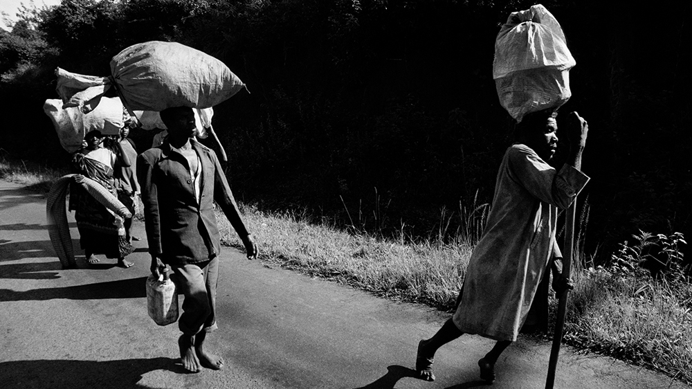 Civilians flee Kigali with what little they have [Jack Picone/Al Jazeera]