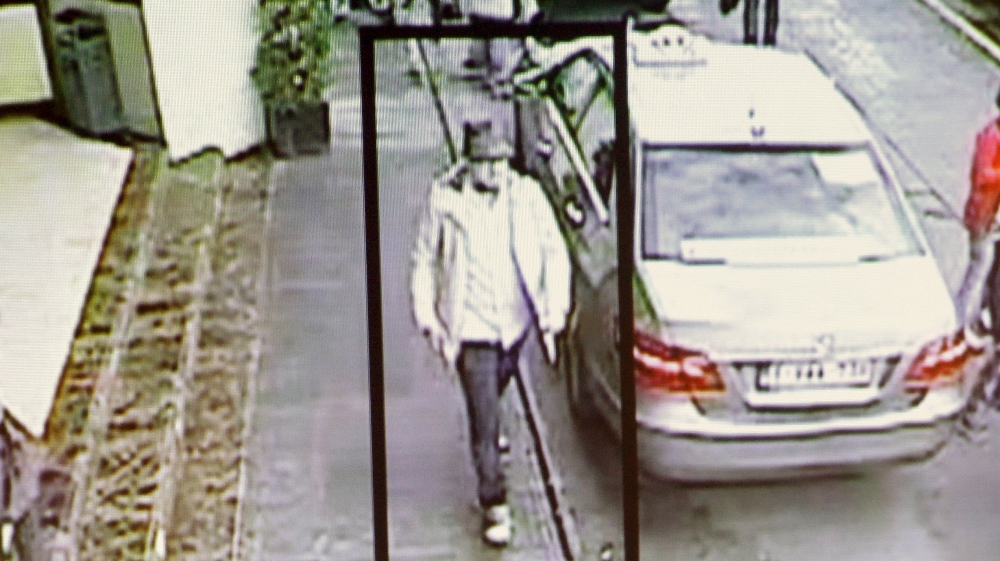 CCTV image made available by Belgian Police shows a suspect in the attack which took place at the Brussels international airport of Zaventem