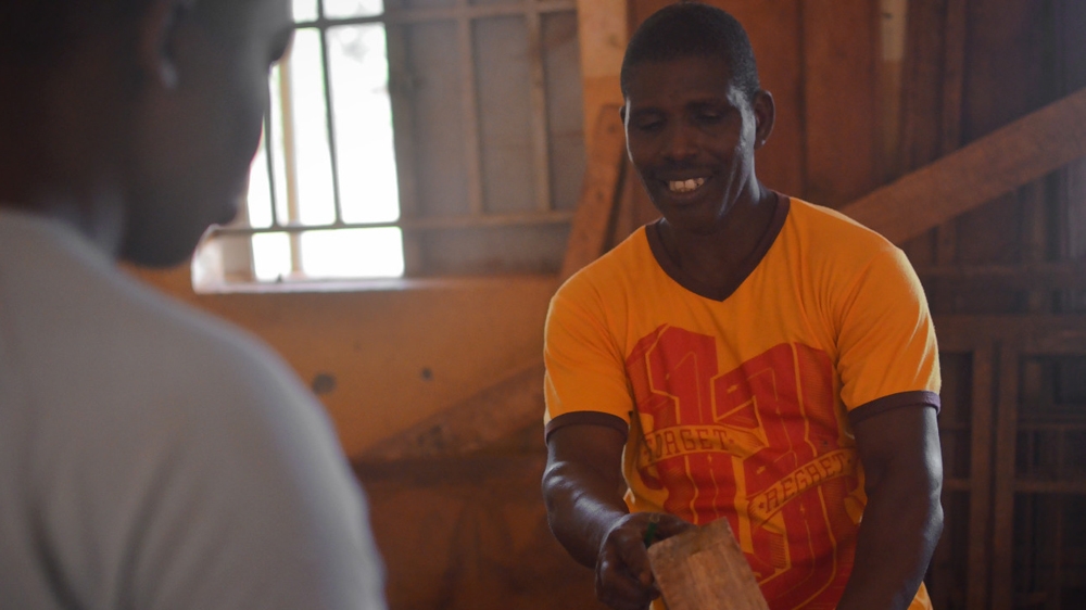 Tailoring, agriculture and carpentry classes are taught daily by volunteers at the Approved School [Cooper Inveen/Al Jazeera] 